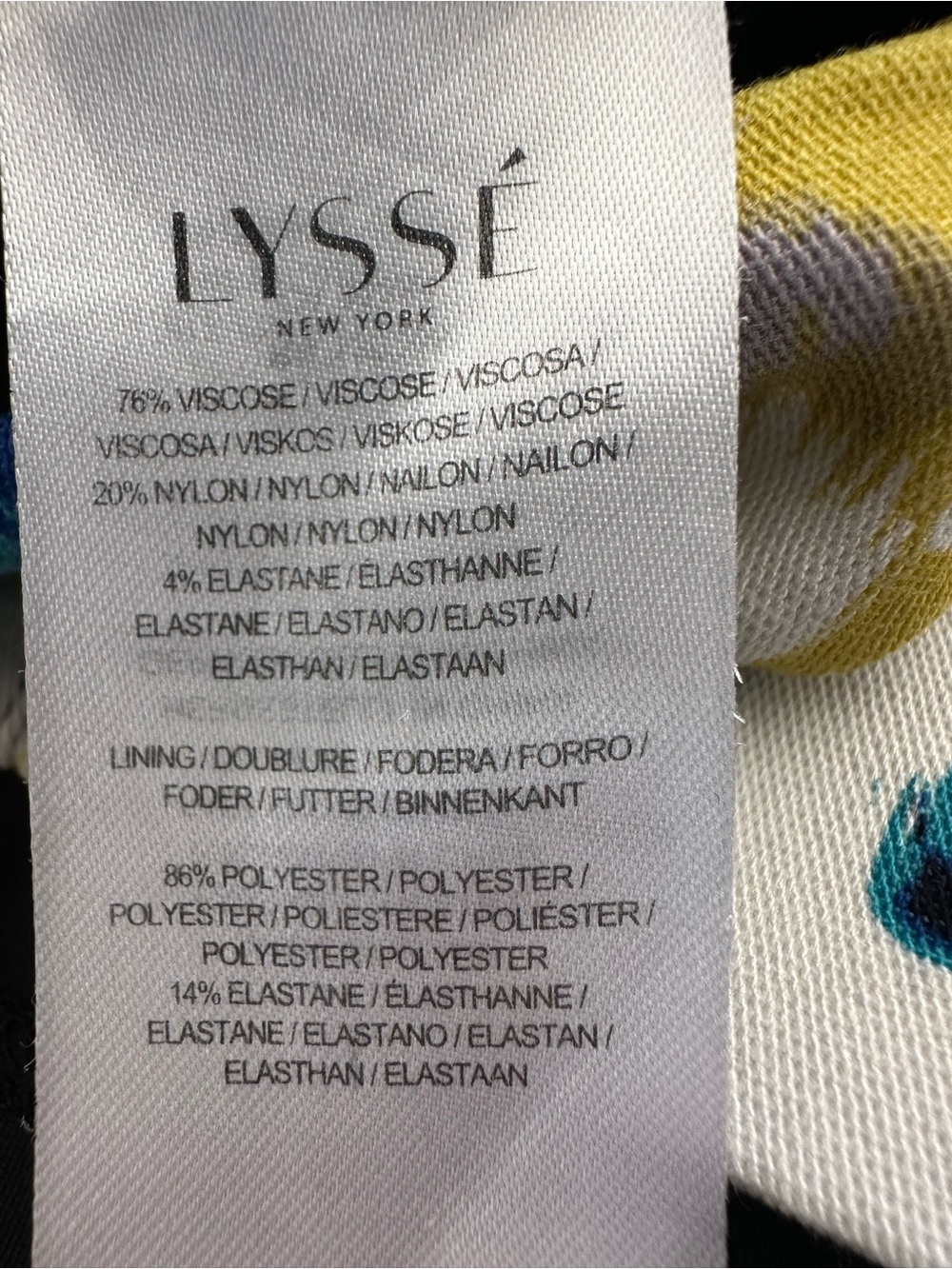 Lysse floral colorful skirt, size large - Picture 8 of 9
